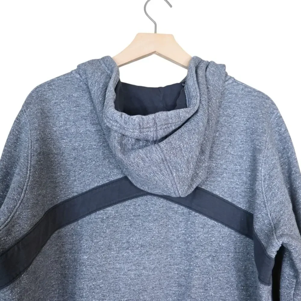 Nike Women's L Gray Quarter Zip Pullover Hoodie